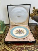 AN IMPERIAL PORCELAIN PLATE OF PERSIA BY SPODE