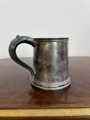 AN EARLY 20TH CENTURY STERLING SILVER MUG, BIRMINGHAM 1926