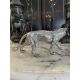 A SILVER MODEL OF A LEOPARD - Image 5 of 6