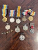 A COLLECTION OF MEDALS INCLUDING A BOER WAR SOUTH AFRICA MEDAL