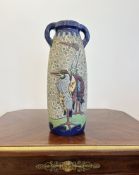 AN AMPHORA CAMPINA SERIES VASE DECORATED WITH HERONS