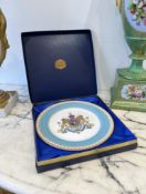 AN IMPERIAL PORCELAIN PLATE OF PERSIA BY SPODE