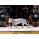 A SILVER MODEL OF A LEOPARD - Image 1 of 6