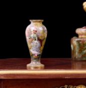 A FINE LATE 19TH CENTURY FRENCH LIMOGES ENAMEL VASE