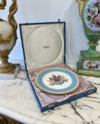 AN IMPERIAL PORCELAIN PLATE OF PERSIA BY SPODE