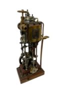 A 19TH CENTURY LIVE STEAM ENGINE