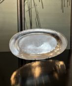 A CHINESE EXPORT SILVER DISH BY ZEE SUNG, EARLY TO MID 20TH CENTURY