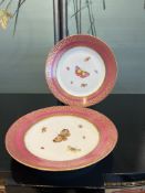 A PAIR OF 19TH CENTURY PARIS PORCELAIN PLATES