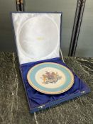AN IMPERIAL PORCELAIN PLATE OF PERSIA BY SPODE IN DISPLAY BOX