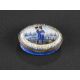 NELSON INTEREST: AN EARLY 19TH CENTURY SOUTH STAFFORDSHIRE ENAMEL PATCH BOX - Image 1 of 6