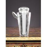 A STERLING SILVER COCKTAIL SHAKER