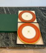 A SET OF FIVE PLACE MATS WITH THE COAT OF ARMS OF OMAN