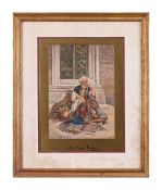 VITTORIO RAPPINI (1877 - 1939): 'THE CARPET VENDOR'