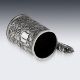 A RARE CHINESE EXPORT SOLID SILVER DRAGON MUG, SHAN JI C. 1900 - Image 14 of 25