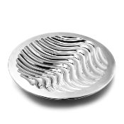 A LARGE MODERNIST STERLING SILVER BOWL CENTREPIECE BY ALEX BROGDAN