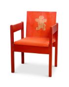 LORD SNOWDON: A PRINCE OF WALES INVESTITURE CHAIR C. 1969