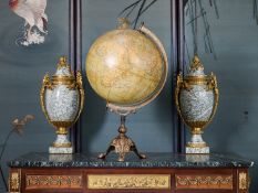A LARGE EARLY 20TH CENTURY PHILIPS TERRESTRIAL GLOBE
