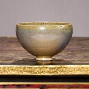 A 19TH CENTURY CHINESE JUN WARE TEA BOWL