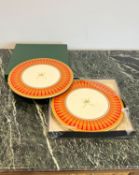 A SET OF FIVE PLACE MATS WITH THE COAT OF ARMS OF OMAN