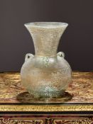 A 19TH CENTURY SYRIAN GLASS MOSQUE LAMP