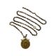 A GEORGE V 22CT GOLD FULL SOVEREIGN C.1914 ON A GOLD CHAIN - Image 2 of 2