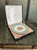 AN IMPERIAL PORCELAIN PLATE OF PERSIA BY SPODE IN DISPLAY BOX