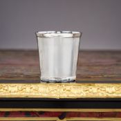 AN 18TH CENTURY STERLING SILVER BEAKER, CHESTER, C. 1785