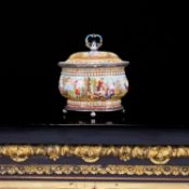 A FINE LATE 19TH CENTURY VIENNESE ENAMEL AND SILVER CASKET
