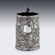 A RARE CHINESE EXPORT SOLID SILVER DRAGON MUG, SHAN JI C. 1900 - Image 8 of 25