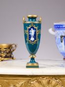 A FINE MINTON PATE-SUR-PATE PORCELAIN VASE BY ALBION BINKS, C. 1909