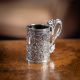 A RARE CHINESE EXPORT SOLID SILVER DRAGON MUG, SHAN JI C. 1900 - Image 13 of 25