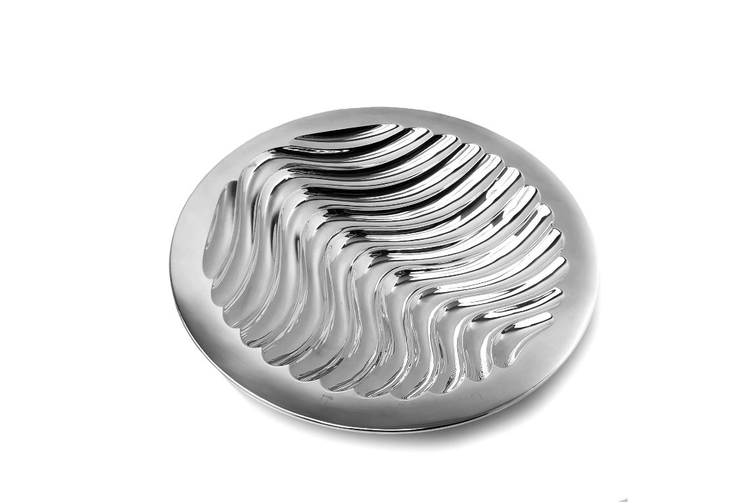 A LARGE MODERNIST STERLING SILVER BOWL CENTREPIECE BY ALEX BROGDAN - Image 4 of 7