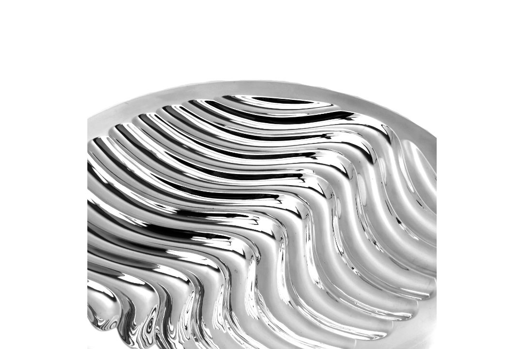 A LARGE MODERNIST STERLING SILVER BOWL CENTREPIECE BY ALEX BROGDAN - Image 3 of 7