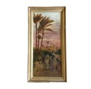 A LATE 19TH / EARLY 20TH CENTURY ORIENTALIST PAINTING