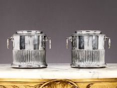 A PAIR OF 18TH CENTURY WINE COOLERS