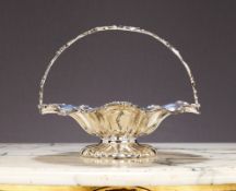 AN EARLY VICTORIAN STERLING SILVER BASKET, LONDON, 1838