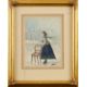ATTRIBUTED TO RICHARD DOYLE (1824-1883): SKATING GIRLS - Image 2 of 6