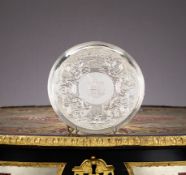 A GEORGE III STERLING SILVER SALVER, LONDON, C. 1793, HENRY CHAWNER