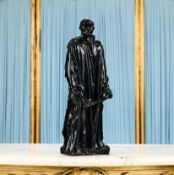 AFTER AUGUSTE RODIN (1840-1917): JEAN D'AIRE, BURGHER OF CALAIS BRONZE