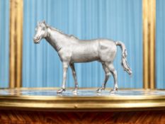 AN ITALIAN SILVER MODEL OF A HORSE