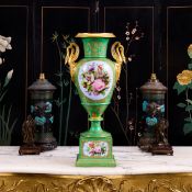 A FINE AND LARGE MID 19TH CENTURY PARIS PORCELAIN VASE