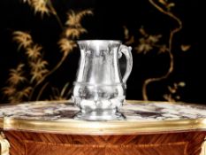 A GEORGE II STERLING SILVER QUART MUG, LONDON, 1756