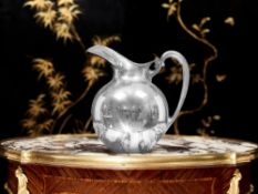 A STERLING SILVER WATER PITCHER, CAMUSSO, PERU