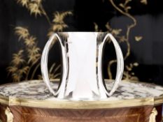 AN EDWARDIAN STERLING SILVER WINE COOLER C. 1902, ATKIN BROTHERS