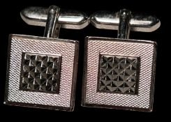 Paar Silber-835- Manchettenknöpfe, 12,6 gr