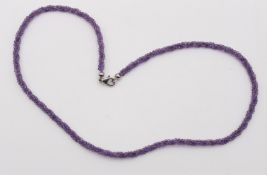 Halskette, Harry Ivens, Amethyst, 925er Schließe, ca. L-45cm