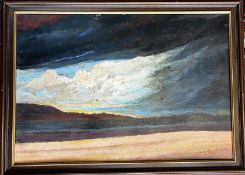 Heinz Dodenhoff (1889-1981), Landschaft, Öl/Hartfaser, RG 75 x 56 cm, monogrammiert, reinig. & rest