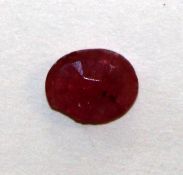 behandelter Rubin, ca. 1,4ct