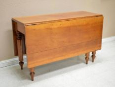 1940s Cherry Wood Drop Leaf Table.