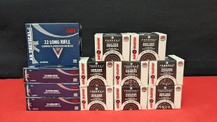 Group of .22 LR caliber ammunition - 3800 rnds